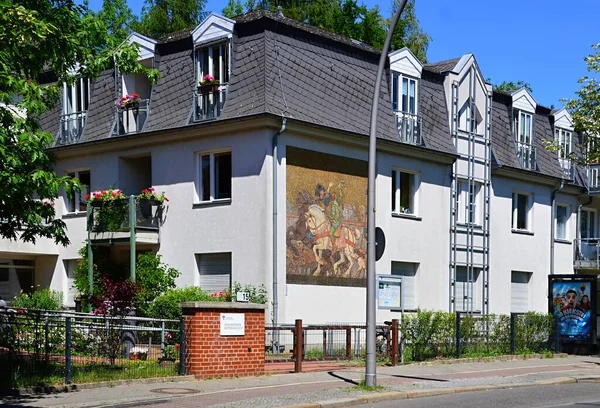 Villa Frühling Stadtteil Grunewald Berlin Der Hauptstadt Deutschlands — Stockfoto