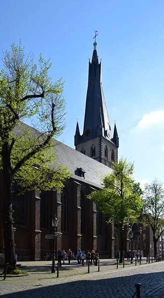 Iglesia Histórica Casco Antiguo Duesseldorf Capital Renania Del Norte Westfalia — Foto de Stock