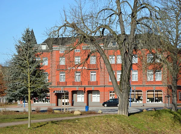 Historisches Gebäude Der Stadt Bitterfeld Sachsen Anhalt — Stockfoto