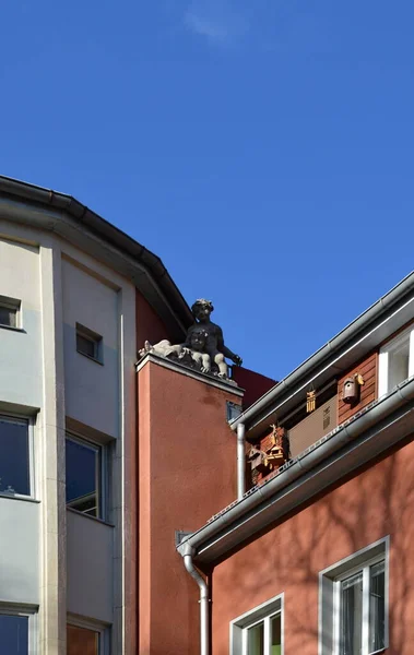 Ιστορικό Κτίριο Στο Veighborhood Schmargendorf Wilmersdorf Στο Βερολίνο Πρωτεύουσα Της — Φωτογραφία Αρχείου