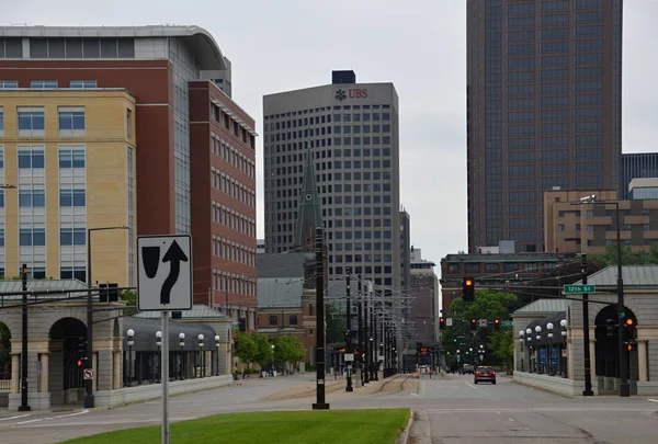 明尼苏达州首府圣保罗市中心的街景 — 图库照片