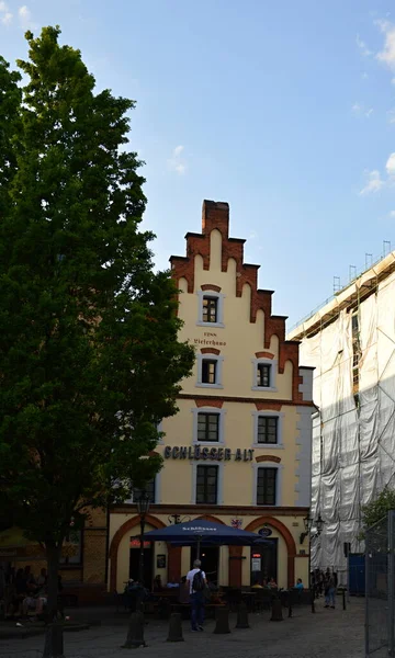 Historisk Byggnad Gamla Stan Düsseldorf Huvudstaden Nordrhein Westfalen — Stockfoto