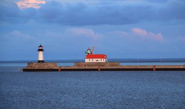 Duluth, Minnesota 'daki Superior Gölü Panorama