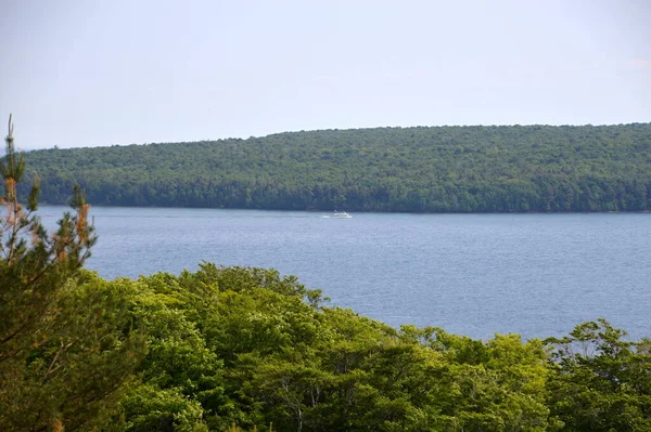 Krajobraz Nad Jeziorem Superior Michigan — Zdjęcie stockowe