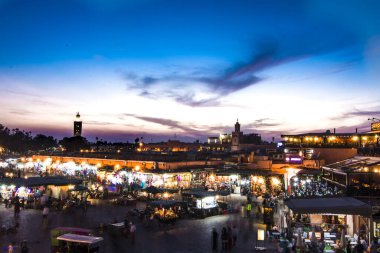 startrail in morocco, rock desert