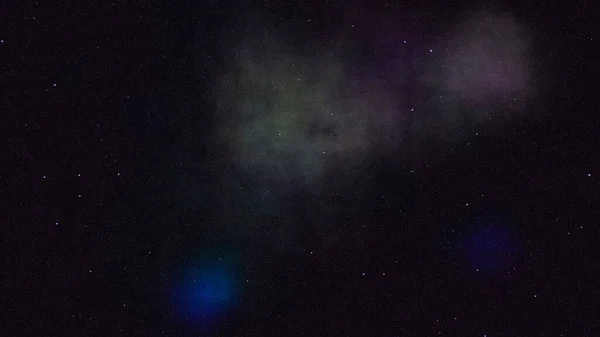 Krásná Noční Obloha Hvězdami Mraky — Stock fotografie