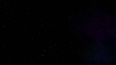 beautiful and colorful milky way of a star field