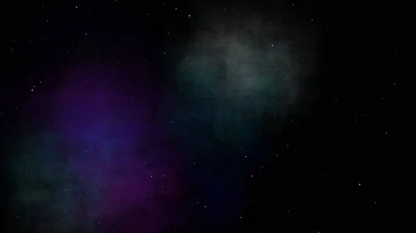 Dark Space Star Field Universe Filled Stars Gas Far Distant — Stockfoto