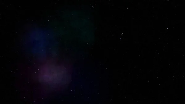 星と空間をデザインした美しい夜空 — ストック写真