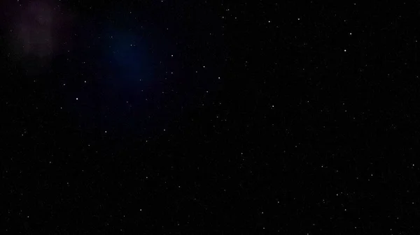 Dark Space Background Beautiful Colorful Stars Bright Nebula — Stock fotografie