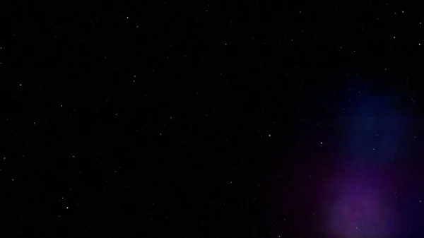 Мальовниче Нічне Зоряне Небо Над Білими Хмарами — стокове фото