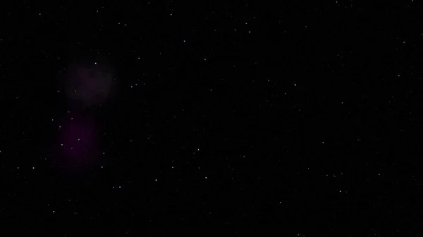 星と空間をデザインした美しい夜空 — ストック写真