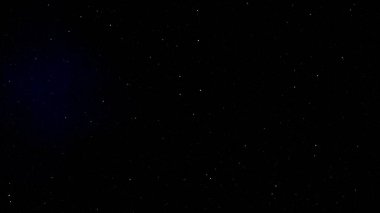 Aquamarine-White nebulasıyla soyut fantezi yıldızlı gece gökyüzü