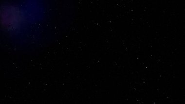 Aquamarine-White nebulasıyla soyut fantezi yıldızlı gece gökyüzü