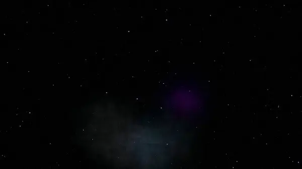 Абстрактное Фантастическое Звездное Ночное Небо Темной Аквамарино Белой Туманностью — стоковое фото