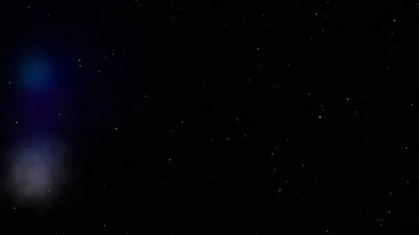 Fantasia Astratta Cielo Stellato Notturno Con Una Nebulosa Scura Acquamarina — Foto Stock