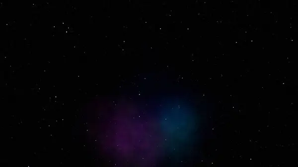 Fantasía Abstracta Cielo Nocturno Estrellado Con Una Nebulosa Aquamarine White — Foto de Stock