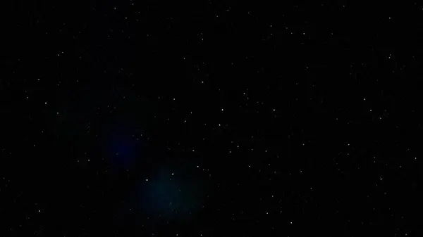 Fantasia Astratta Cielo Stellato Notturno Con Una Nebulosa Scura Acquamarina — Foto Stock
