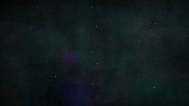 Aquamarine-White nebulasıyla soyut fantezi yıldızlı gece gökyüzü