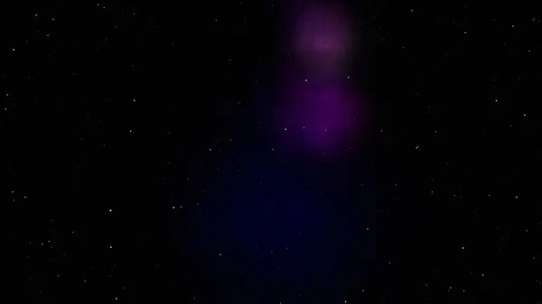 Abstrato Fantasia Céu Estrelado Noite Com Uma Nebulosa Aquamarine White — Fotografia de Stock