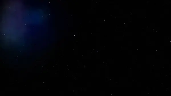Abstract Fantasy Starry Night Sky Dark Aquamarine White Nebula — Stock Photo, Image