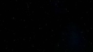 Aquamarine-White nebulasıyla soyut fantezi yıldızlı gece gökyüzü