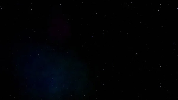 Abstract Fantasy Starry Night Sky Dark Cyan Aqua Aquamarine Nebula — Stock Photo, Image