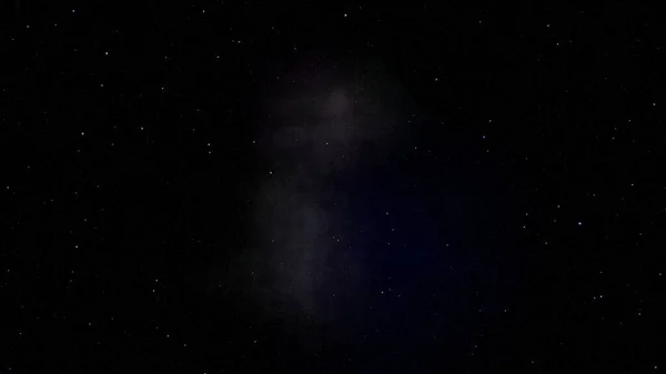 Fantasía Abstracta Cielo Nocturno Estrellado Con Una Nebulosa Rosa Encaje — Foto de Stock