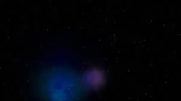 Abstract Fantasy Starry Night Sky Cyan Aqua Heliotrope Nebula — Stock Photo, Image