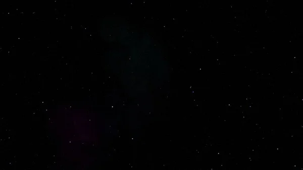 Abstract Fantasy Starry Night Sky Dark Magenta Fuchsia Aquamarine Nebula — Stock Photo, Image