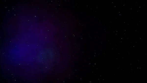 Abstract Fantasy Starry Night Sky Dark Blue Electric Violet Nebula — Stock Photo, Image