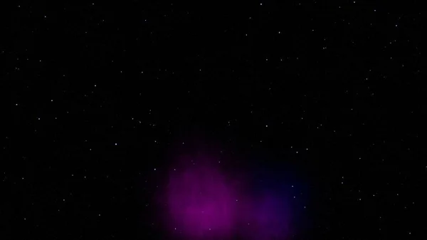 Schöner Nachthimmel Mit Sternen Und Wolken — Stockfoto