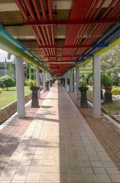 hallway in a building during the day