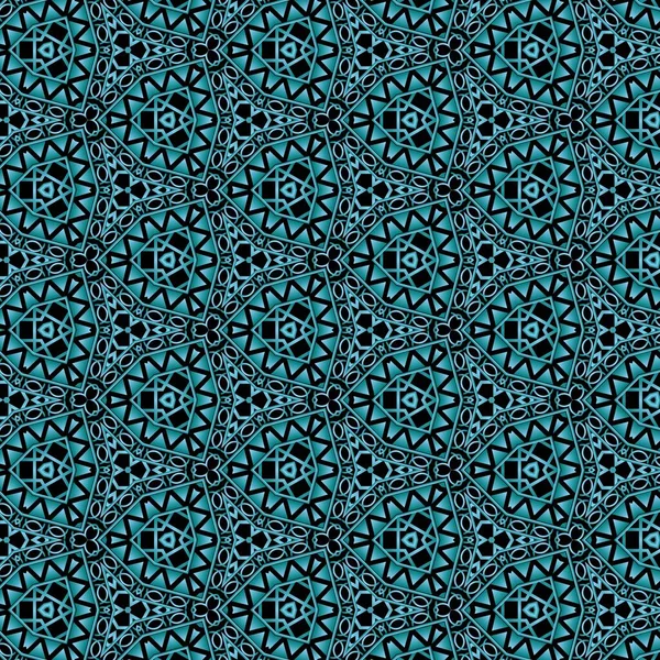 Soyut geometrik süslemeli vektör deseni. Kusursuz tasarım dokusu