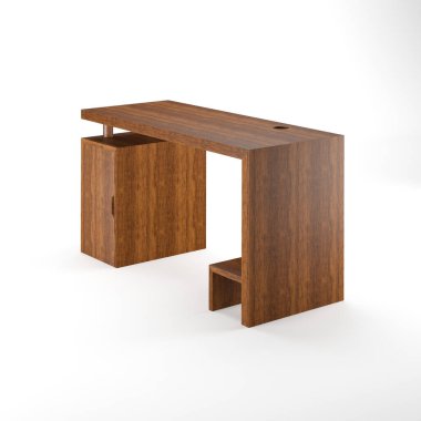 modern minimal furniture with white background studio style, its mixer of different wooden vs concrete textures, some are wire-frame furniture some are good quality pink furniture