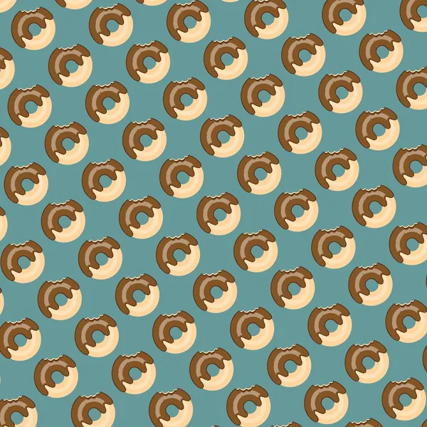 Абстрактні Геометричні Пончики Візерунок Форма Барвистий Текстильний Модний Текстурний Фон — стокове фото