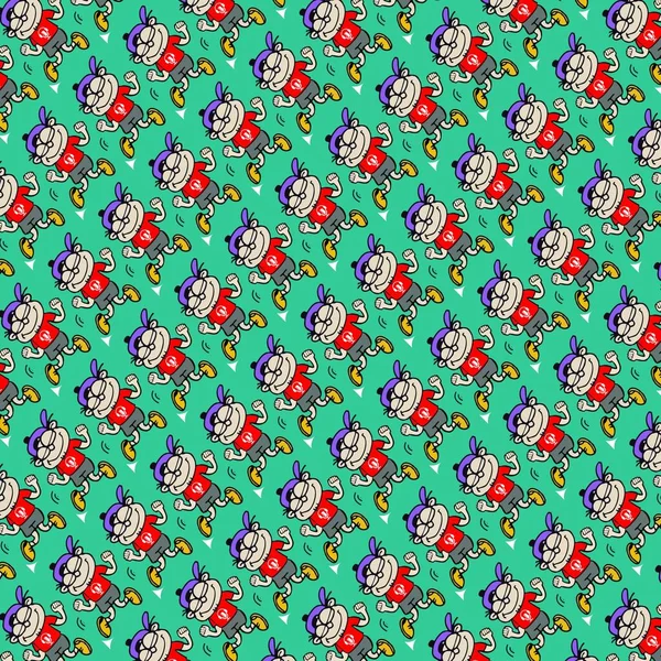 Abstract Geometric Dance Music Pattern Shape Colourful Textile Fashion Texture — Foto Stock