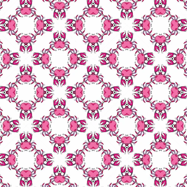 abstract Geometric Crabs Pattern Shape colourful,  textile and fashion, texture background