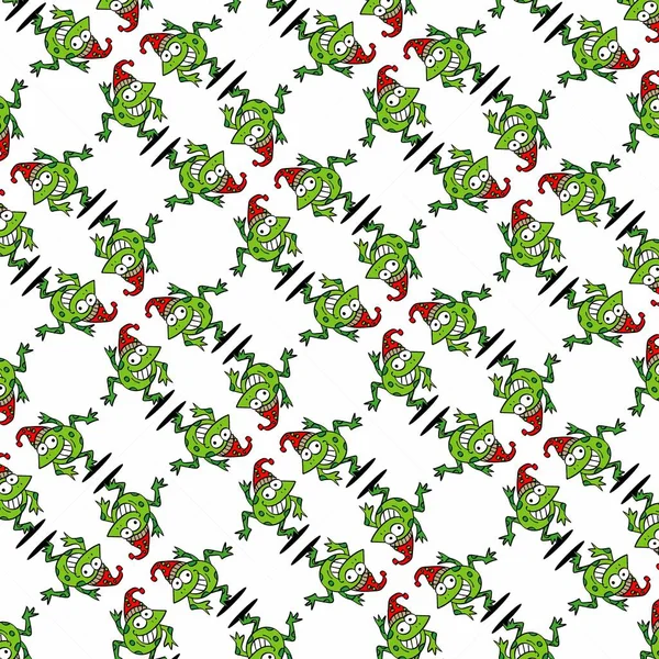 Abstract Geometric Frog Pattern Shape Colourful Textile Fashion Texture Background — Φωτογραφία Αρχείου