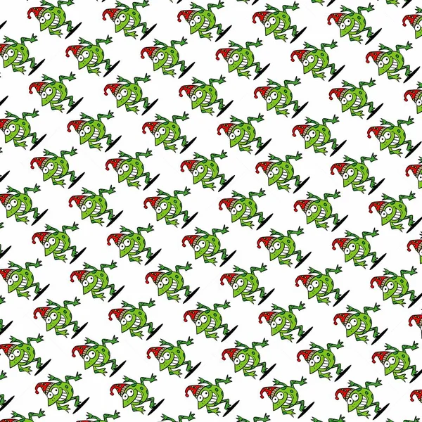 Abstract Geometric Frog Pattern Shape Colourful Textile Fashion Texture Background — Fotografia de Stock