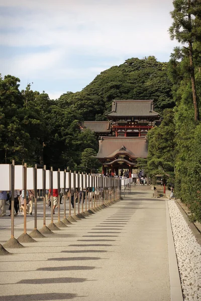 Tsurugaoka Hachimangu Shrine Yukinoshita Kamakura Shi Kanagawa Ken Japonia — Zdjęcie stockowe