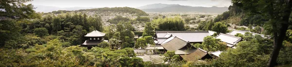 Ezüst Ginkaku Pavilon Őszi Szezonban Kyoto Japán — Stock Fotó