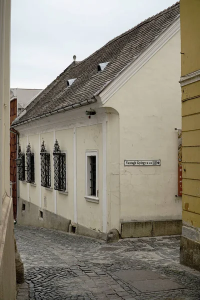 ハンガリーのセンテンドレにある通りで — ストック写真
