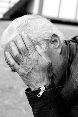 an old man in his solitude