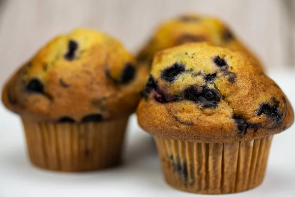 Freshly Made Blueberry Muffins — Stock Fotó