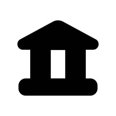 Illustration Vector Graphic of Bank icon template