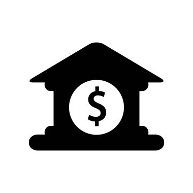 Illustration Vector Graphic of Bank icon template