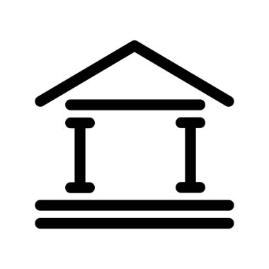 Illustration Vector Graphic of Bank icon template