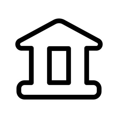 Illustration Vector Graphic of Bank icon template