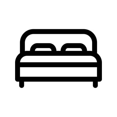 Illustration Vector Graphic of Bed icon